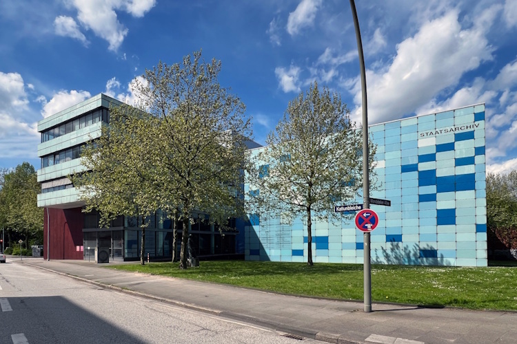 Exterior view of the Hamburg State Archives